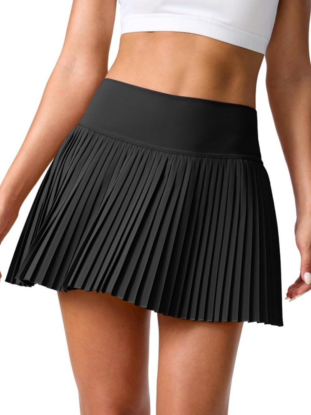 High Waisted Pleated Tennis Skirt with Pockets | Lightweight Athletic Golf